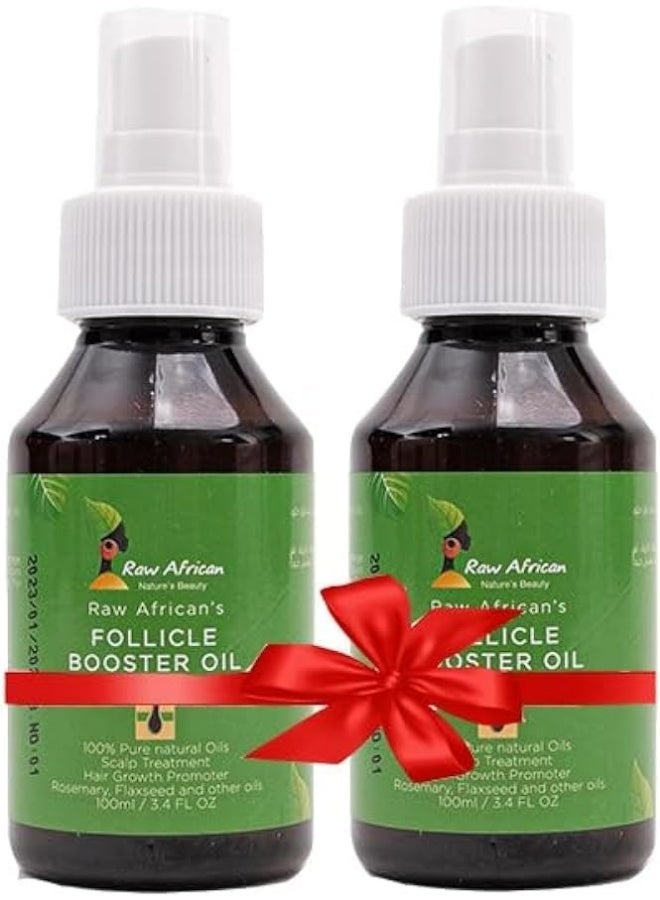 Raw African Follicle Booster  100 ML | Set of 2 - Image 1